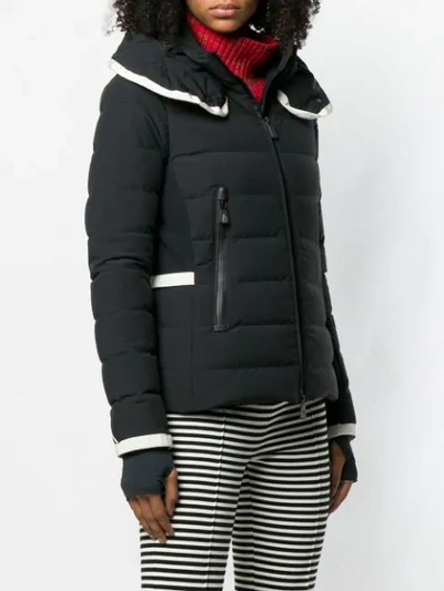 Shop Moncler Grenoble Hooded Puffer Jacket - Black