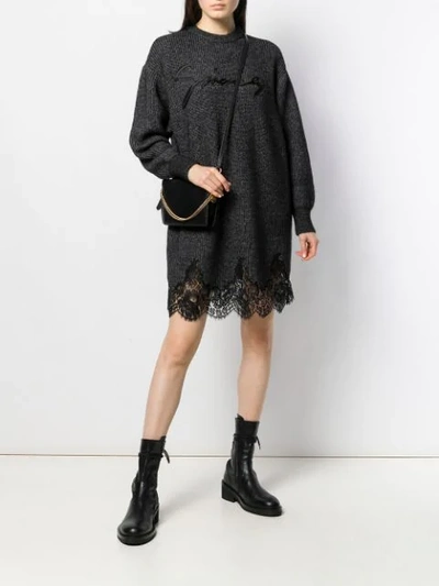 GIVENCHY LACE SCALLOPED JUMPER DRESS - 黑色