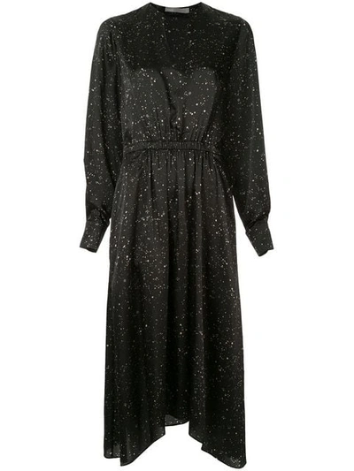 Shop Vince Constellation Print Dress - Black
