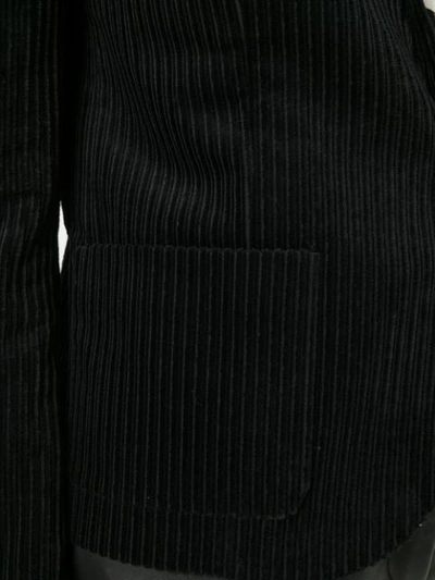 Shop Saint Laurent Corduroy Blazer In Black