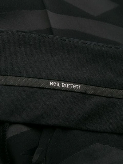 NEIL BARRETT 男友风长裤 - 黑色