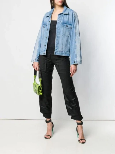 Shop Y/project Classic Denim Jacket In Blue