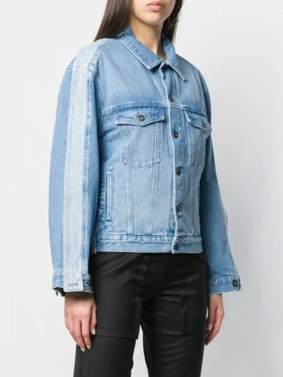 Shop Y/project Classic Denim Jacket In Blue
