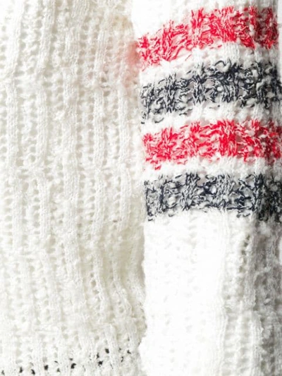 Shop Thom Browne 4-bar Stripe Jumper In White