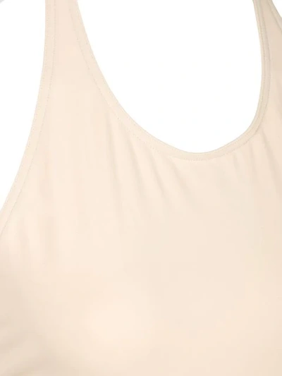 Shop Eres Halter Neck Swimsuit In Neutrals