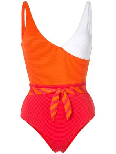 Shop Duskii Salsa Swimsuit In Orange