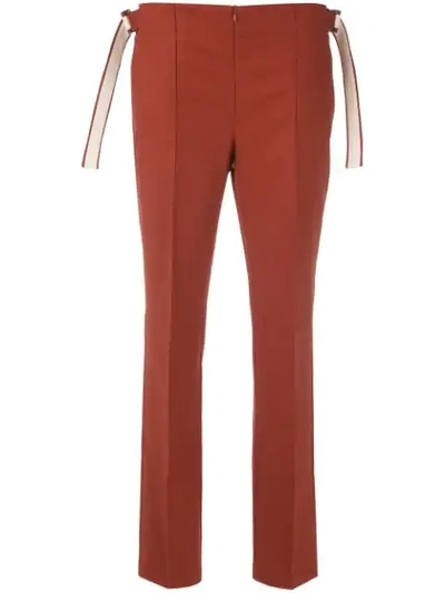 Shop Alcaçuz Lotus Trousers In Brown