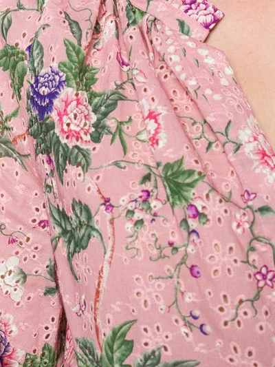 ANJUNA FLORAL SMOCK DRESS - 粉色