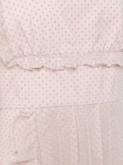 Shop Alexa Chung Long Tulle Dress In Pink