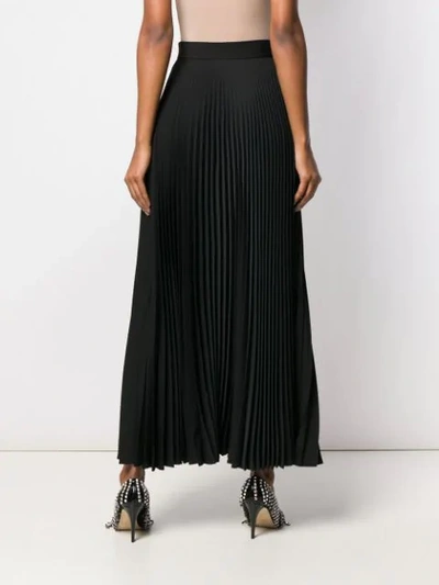 Shop Christopher Kane Squiggle Cupchain Pleated Skirt In Black