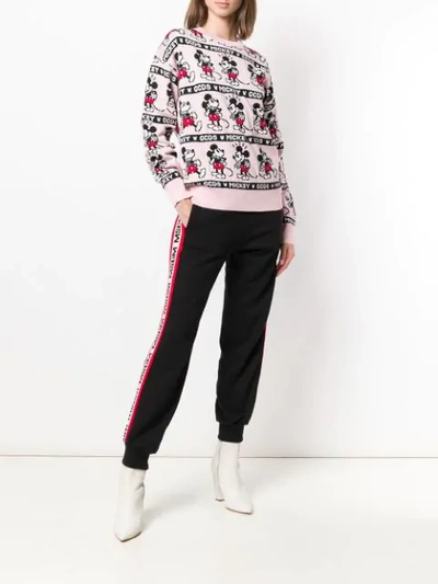 Shop Gcds Mickey Jumper In Pink