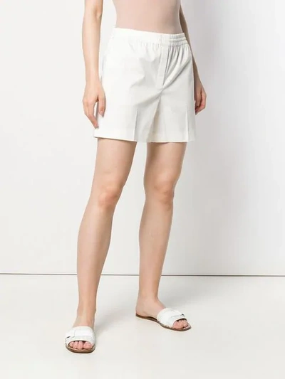 Shop Theory Relaxed Shorts In White