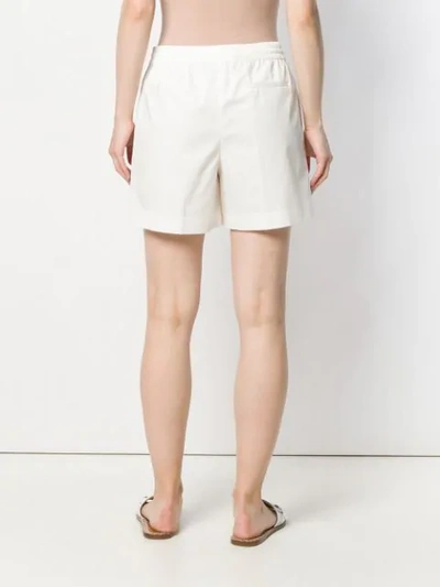 Shop Theory Relaxed Shorts In White