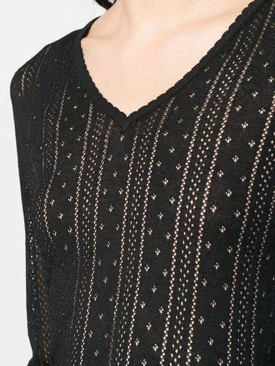 Shop Marc Jacobs Crochet Top In Black