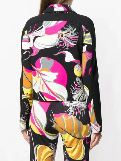 Shop Emilio Pucci Frida Print Jacket - Black