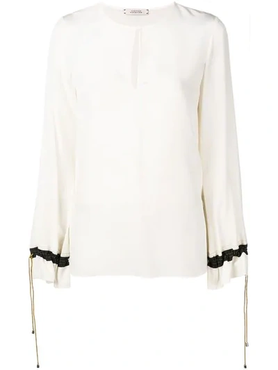 DOROTHEE SCHUMACHER DIVINE FLUIDITY BLOUSE - 白色