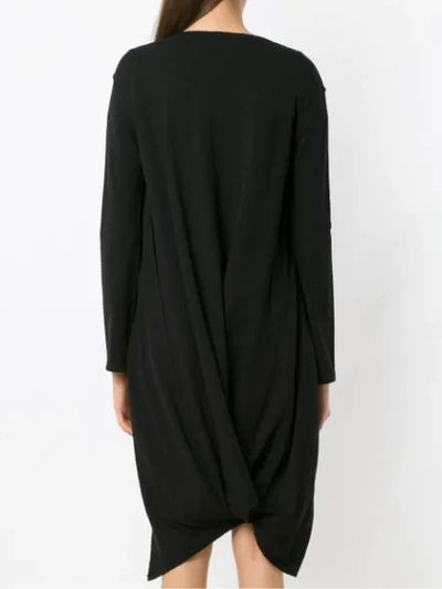 Shop Uma Raquel Davidowicz Martin Cardigan Dress In Black