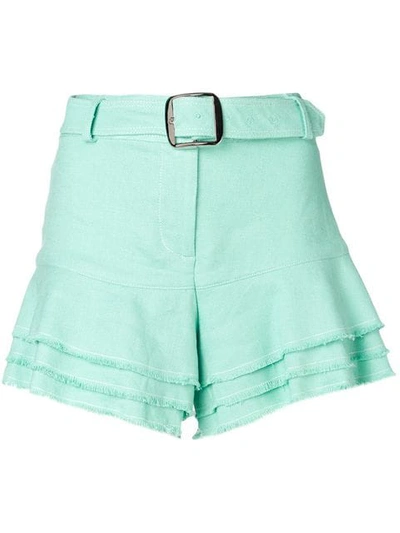Shop Alexis Jaymes Shorts In Blue