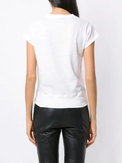 Shop Andrea Bogosian Plain T-shirt In White