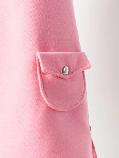 Shop Courrèges Split Mini Dress In Pink