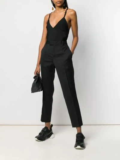 Shop Bottega Veneta Classic Tailored Trousers In Black