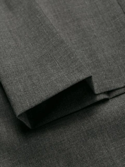 Shop Aspesi Cropped Trousers In Grey