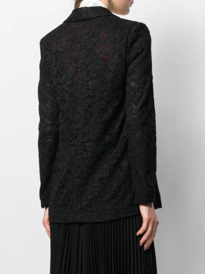 Shop Pinko Lace Single In Black