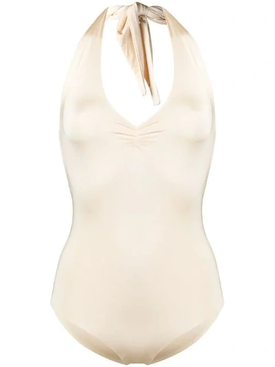 Shop Forte Forte One-piece Swimsuit In White
