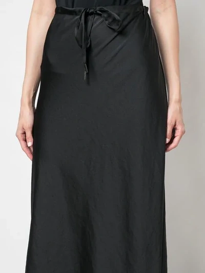 Shop Alexander Wang Long Pencil Skirt In 001 Black