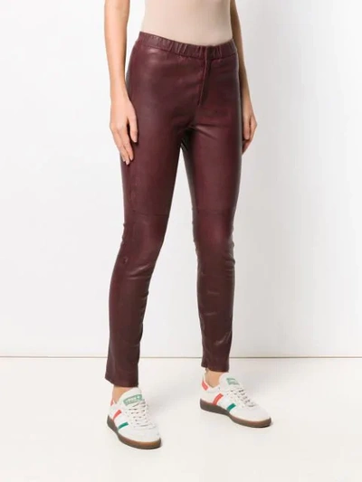 Shop Isabel Marant Étoile Slim-fit Trousers In Brown