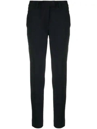 Shop Incotex Slim-fit Tailored Trousers In Blue