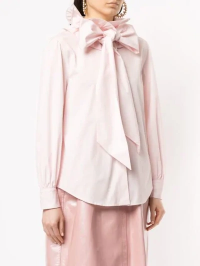 Shop Marc Jacobs Pussy Bow Shirt - Pink