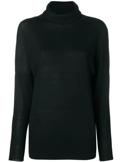 Shop Hemisphere Turtleneck Sweater - Black