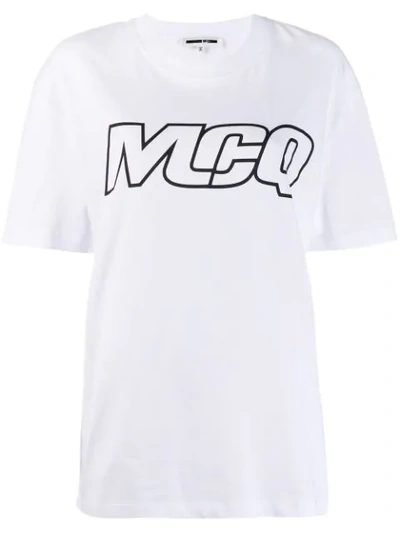 Shop Mcq By Alexander Mcqueen Mcq Alexander Mcqueen Logo T-shirt - White
