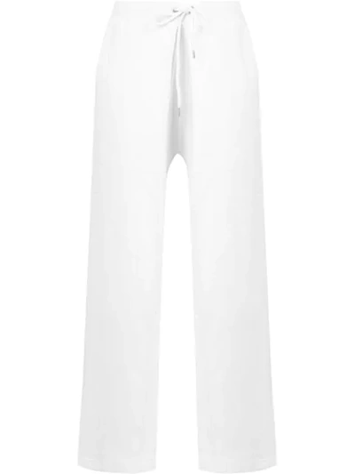 Shop Aalto Tie Waist Trousers In White