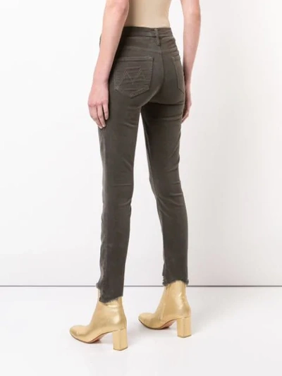 Shop Mother Corduroy Jeans In Green