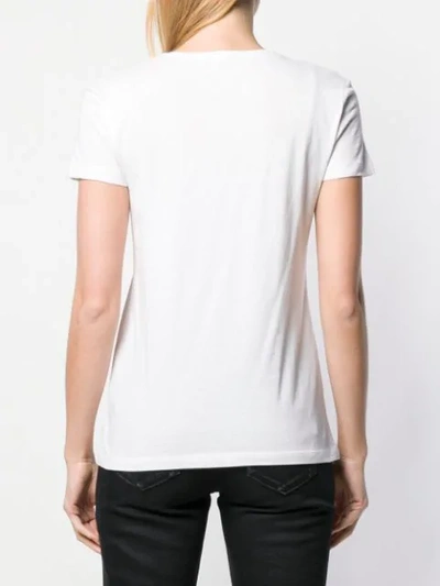 Shop Patrizia Pepe New York T-shirt - White