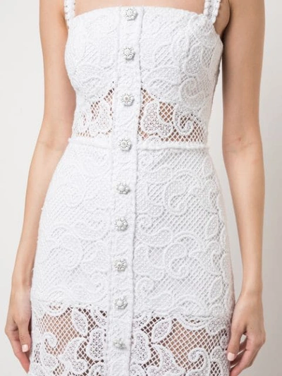 Shop Alexis Lyssa Tiered Lace Dress In White