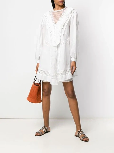 Shop Isabel Marant Rowina Dress In White