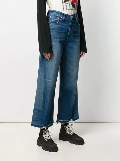 RAG & BONE WYATT FLARED JEANS - 蓝色