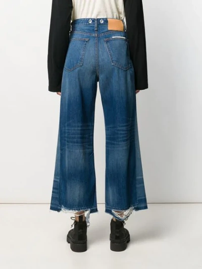 Shop Rag & Bone Wyatt Flared Jeans In Blue