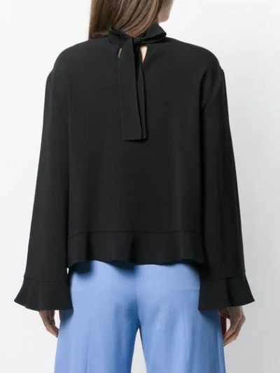 Shop Stella Mccartney Relaxed Fit Blouse - Black