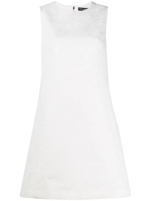 jacquard shift dress