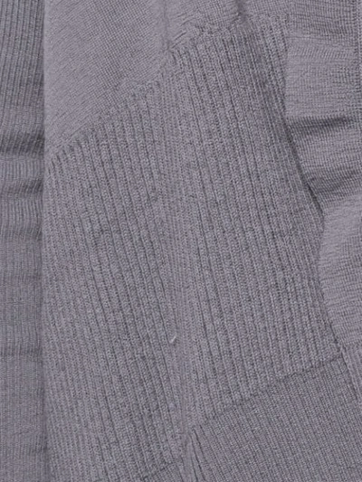 Shop Rick Owens Fine Knit Cardigan In Grey