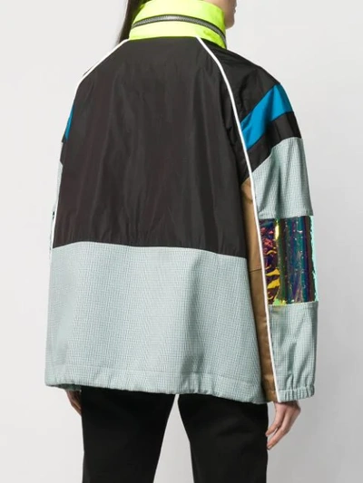 Shop Dsquared2 Colour-block Panelled Jacket In Black