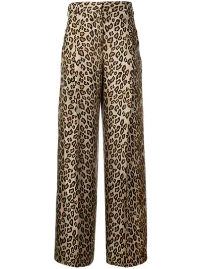 Shop Alberto Biani Leopard In Neutrals