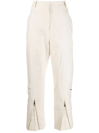 Shop Stella Mccartney Jaylyn Trousers In Neutrals