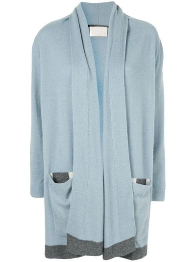 Shop Anteprima Cashmere Cardi-coat - Blue