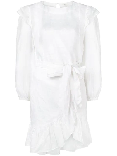 Shop Isabel Marant Étoile Telicia Short Dress In 20wh White