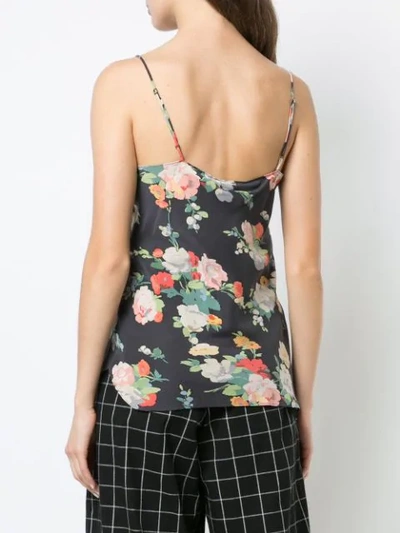 Shop Nili Lotan Isabella Printed Cami - Black